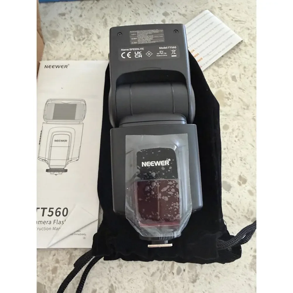 Neewer TT560 Flash Speedlite with Filters for Canon Nikon Panasonic Olympus NEW